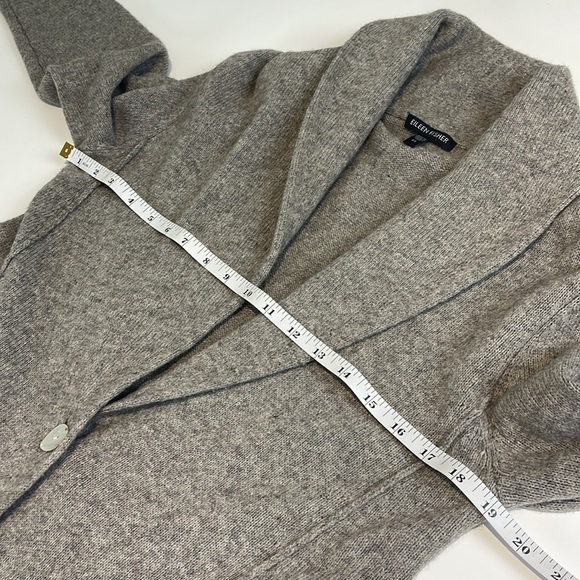 Eileen Fisher Wool Cardigan Size Extra Small - Picture 7 of 9